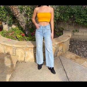 Crop top and tube top